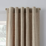 MODE Premium Collection Side Mount 1 1/8" Diameter Curtain Rod Set of Two with Brushed Gold End Cap Finials and Steel Wall Mounted 12” to 20” Adjustable Curtain Rods, Brushed Gold