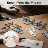 Curtain Rod Bracket Curtain Rod Hardware Brackets Curtain Rod Single Bracket Spreader Wall Bracket Hooks Curtain Rod Hooks for Wall(12 Sets)
