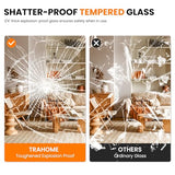 TRAHOME Bathroom Vanity Mirror for Wall, 2 Pack 36" x 24" Metal Framed Rectangular Bathroom Wall Mirror for Over Sink, HD Shatterproof Glass, Hangs Horizontally or Vertically(Black)