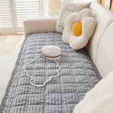 Awjcsv Couch Cover for Dogs Washable, Fuzzy Pet Couch Covers for 3 Cushion Sofa Pet Friendly, Non Slip Sofa Cover (Light Blue-Grey, 27.6" X 82.7"/70 X 210cm)