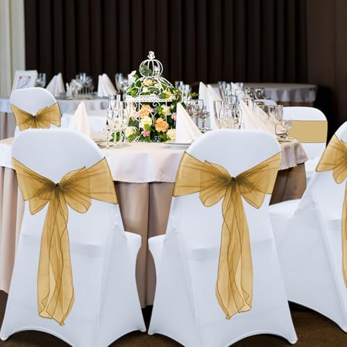 Stretch Folding Chair Covers 10PCS White Spandex Chair Covers Protector for Wedding Party Dining Banquet, Washable Universal Fitted Chair Slipcovers for Celebration Birthday (White, 10pcs)