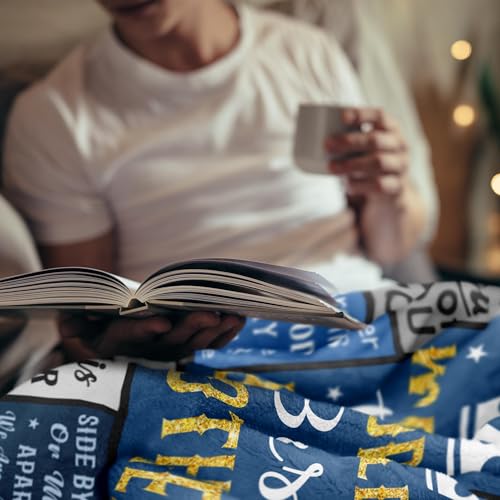 Gifts for Brother Fathers Day, Best Brother Birthday Gifts from Sister Blanket 60"x50", Brothers Blankets from Sister