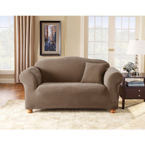 Sure Fit Stretch Pique Loveseat Cover