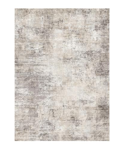 Kitchen Mats for Floor 3 Piece Set,Non-Slip Washable Kitchen Mats for Hardwood Floor, Boho Farmhouse Runner Rug for Sink,Entryway & Hallway & Bathroom (Brown Grey Beige, 2x3+2x4+2x5)