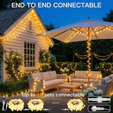 suddus String Lights for Bedroom, 33ft 100 Led Connectable Globe String Lights Indoor, Hanging Fairy Lights Plug in with Remote for Classroom, Room, Dorm, Outdoor, Christmas Tree Decor, Warm White
