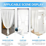 1 Pack Spring Tension Rods 28-45 Inches, 5/8 Inch Diameter White No Drill Spring Loaded Adjustable Extendable, Small Short Tension Curtain Rod for Windows Kitchen Doorway Closet Cupboard