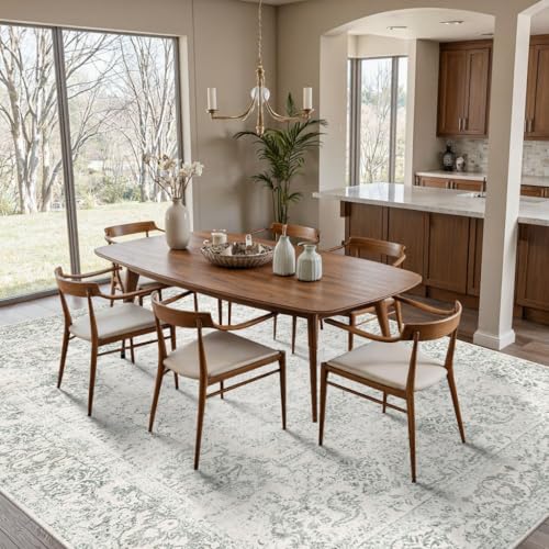 8x10 Area Rugs,Large Rugs for Living Room(Green)