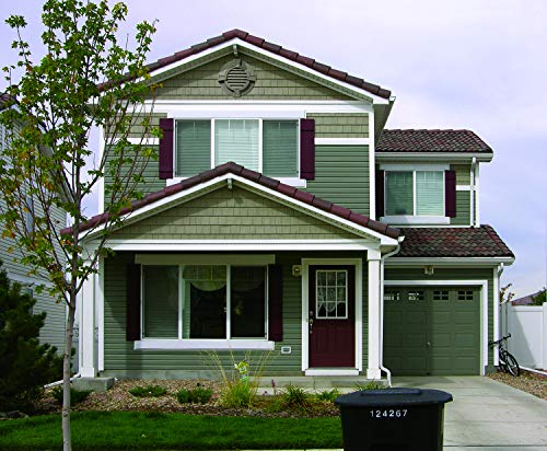 Builders Edge 12"W x 54"H , Custom Three Board Spaced (2 Batten) Shutters (Per Pair), 166 - Midnight Blue