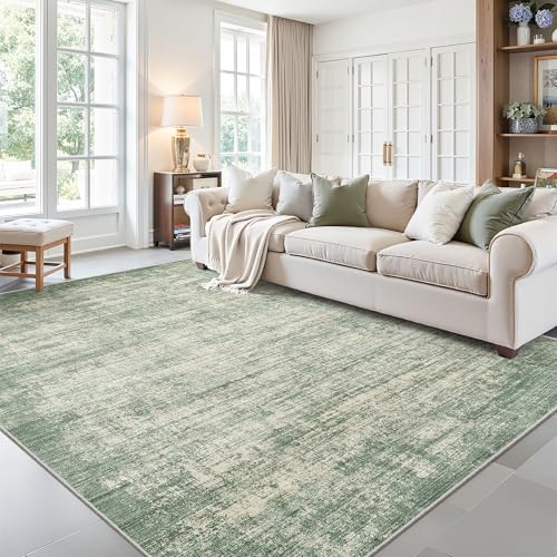 8x10 Area Rugs for Living Room, Non Slip Backing Washable Rug