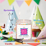 Homsolver Birthday Candles Gift for Her and Him, Birthday Gifts for Women Men, Unique Best Friend Gift Ideas -Back & Body Hurts Happy Birthday Candle