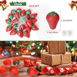 3M 20LED Fruit Strawberry String Lights Battery Powered Indoor Outdoor Lighting Lamp for Wedding Home Birthday Garden Yard Patio Party Christmas Tree Cute Decorations
