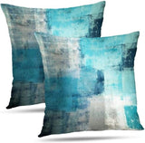 Throw Pillow Covers for Couch, 26x26 Inch, 2 Pack, Turquoise