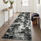 Abstract Washable 3x10 Runner Rug Runners for Hallways Non Slip