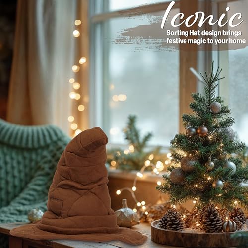 Get Trend Harry Potter Gifts Christmas Tree Topper, Sorting Hat Hogwarts Christmas Decorations, Home Office Indoor Xmas Tree Decor Secret Santa