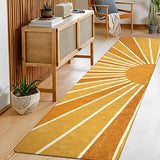 Lahome Boho Sun Runner Rug 2x8, Non-Slip and Washable