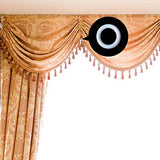 Boao 100 Pieces Clear Roman Blind Curtain Rings, Plastic O-Rings for Roman Shades(13 mm,White)