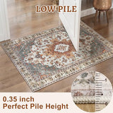 Tangsoo 3x8 Washable Runner Rugs for Hallway, Oriental Runner Rug Non Slip