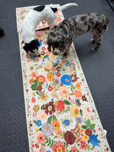 Runner Rug 2x6 Blush Beige, Kitchen Rug Non Slip Washable Rugs with Rubber Backing Soft Floral Carpet Runner for Hallways, Kitchen, Laundry, Bedroom, Bathroom (2 x 6, Beige Blush)