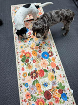 Runner Rug 2x6 Blush Beige, Kitchen Rug Non Slip Washable Rugs with Rubber Backing Soft Floral Carpet Runner for Hallways, Kitchen, Laundry, Bedroom, Bathroom (2 x 6, Beige Blush)