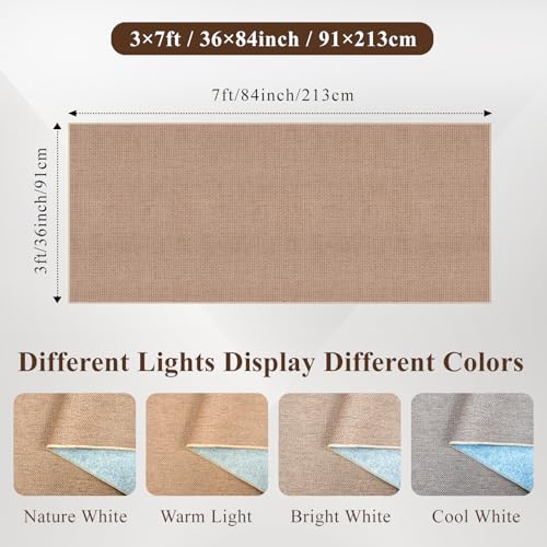3x7 Kitchen Jute Runner Rug: Non Slip Faux Jute Rugs for Entryway Kitchen