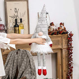 Gnome Christmas Tree Topper,Gnome Christmas Ornaments Santa Gnomes Plush Party Decoration Ornament Supplies