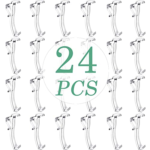 2.5 Inch Valance Clips for Horizontal Blind Valance (24 Pieces)