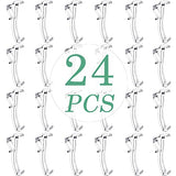 2.5 Inch Valance Clips for Horizontal Blind Valance (24 Pieces)