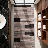 2x6 Washable Runner Rug for Hallway&Kitchen(2x6,Chocolate)