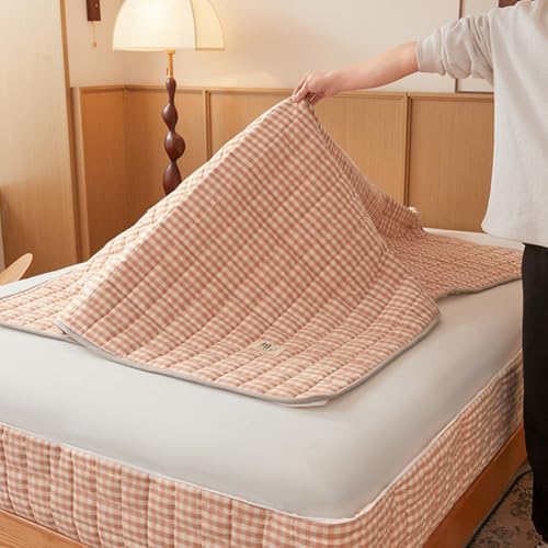 Quilted Futon Mattress Cover Zippered, Japanese Floor Mattress Futon Cover Queen King Full Size RV Mattress Futon Slipcovers, Washable Camping Mattress Protective Cover,C,120x200cm/47x79in