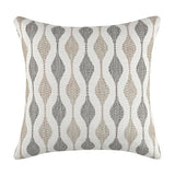 BLVD Eight Boyega Decorative Throw Pillow with Insert (Cover + Insert Included) – 18"x 18" Down Alternative – USA Woven -Sofa & Bed Pillow for Living Room & Bedroom - CAL117 Compliant, Single Pack