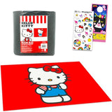 Hello Kitty Rug for Kids Room Set - Bundle with 48" x 72" Red Area Carpet for Bedroom, Room Decor, Plus Stickers and More | Hello Kitty Rug for Bedroom