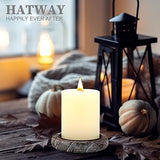 Hatway Wood Candle Holders for Pillar Candles
