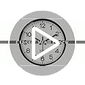 XNM 8 Inch Small White Classic Wall Clock for Living Room Bedroom Kitchen Analog Modern Clocks Battery Operated Minimalist Silent Wall Clock Non Ticking