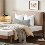 SAVORI Down Feather Throw Pillow Inserts 12x20 Euro Pillow Inserts, Soft Fluffy Throw Pillows with Cotton Cover, Decorative Throw Pillows for Couch Sofa Bed-White