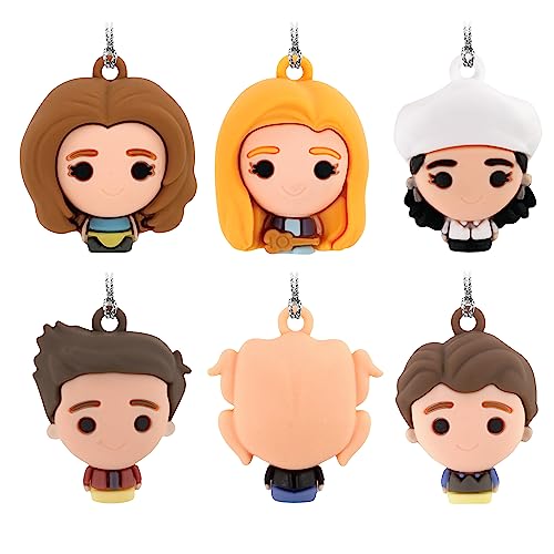 Hallmark Friends Mini Christmas Ornaments, Shatterproof, Set of 6