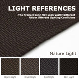 KOZYFLY 3x12 Washable Non Slip Long Runner Rug, Dark Coffee/Brown