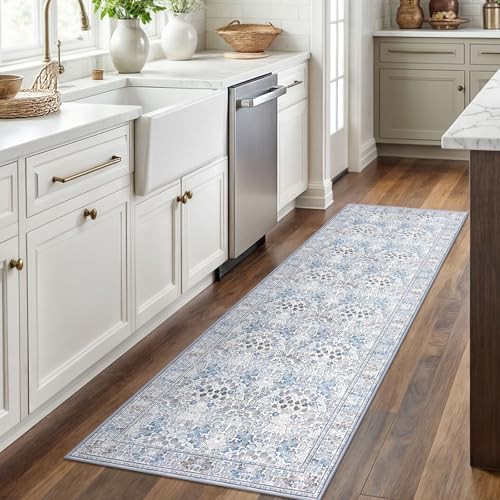 2x6 Washable Runner Rug, Non Slip Soft Area Rug for Hallway Kitchen