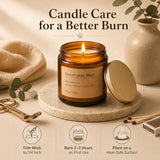 6-Pack Scented Candles for Home, 3.5 Oz Soy Wax Aromatherapy Candle Gift Set, Lavender Chamomile, Eucalyptus Mint & Vanilla, Birthday Gifts for Women, Thank You Graduation Gifts