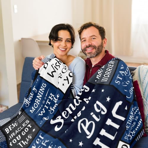 Get Well Gifts for Men After Surgery Blanket 60’’X50’’, Sympathy/Thinking of You/Inspirational/Encouragement/Feel Better/Surgery Recovery Gift for Men, Anniversary Birthday Retirement Present