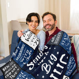 Get Well Gifts for Men After Surgery Blanket 60’’X50’’, Sympathy/Thinking of You/Inspirational/Encouragement/Feel Better/Surgery Recovery Gift for Men, Anniversary Birthday Retirement Present