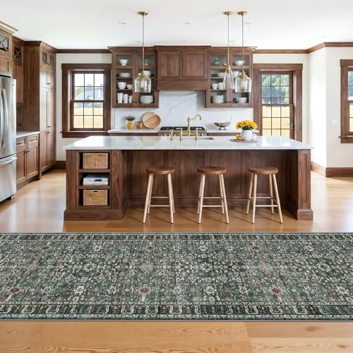Washable Hallway Runner Rug 3x16: Non Slip Runner Rugs with Rubber Backing