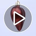 Old World Christmas Large Matte Red Heart Glass Blown Ornament for Christmas Tree, Handcrafted Holiday Decoration, Heart Collection