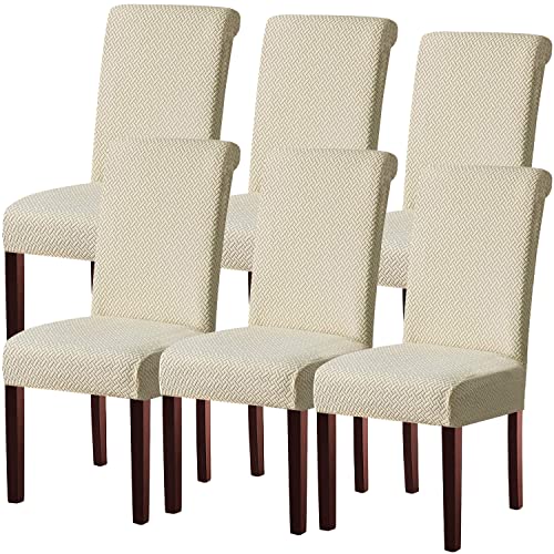 DIZAIGOGO 1 PCS Dining Room Chair Covers,Stretch Kitchen Chair Cover,Washable Dining Chair Cover,Parsons Chair Slipcovers Protective,for Home,Restaurant,Banquet