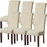 DIZAIGOGO 1 PCS Dining Room Chair Covers,Stretch Kitchen Chair Cover,Washable Dining Chair Cover,Parsons Chair Slipcovers Protective,for Home,Restaurant,Banquet