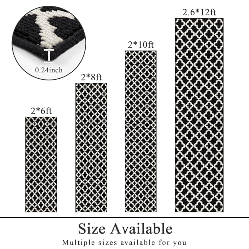 Runner Rug for Hallway 2×8feet Non Slip Kitchen Runners
