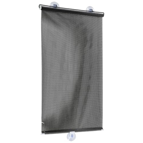 Suction Blinds for Window and Door, Blackout Sunshade Film with Suction Cups, Temporary Roller Blinds for Balcony and Skylight Shade