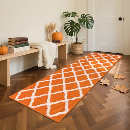 SHACOS Fall Runner Rug 2x6 ft Dirt Trapping Hallway Kitchen Rug Runner