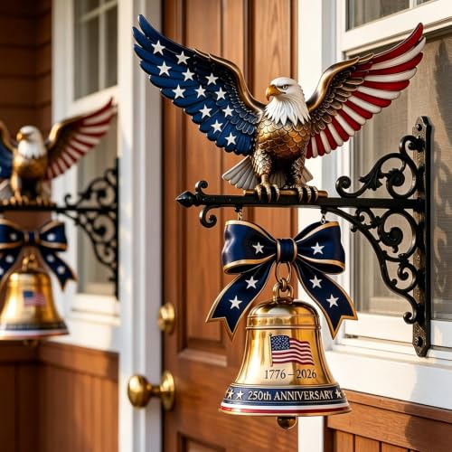 Spirit of Liberty Eagle Bell, 250th Anniversary Eagle Wall Bell (B)