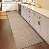 Hallway Runner Rug Extra Long Kitchen Runner Washable Brown 2x8 ft