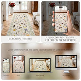 Small 2x3 Area Rugs for Entryway: Washable Kitchen Runner Rug Non Slip Soft Low Pile Animal Cat Carpet Rugs with Rubber Backing Waterproof Door Mats for Indoor Bathroom Bedroom Kids Room (2x3, Beige)